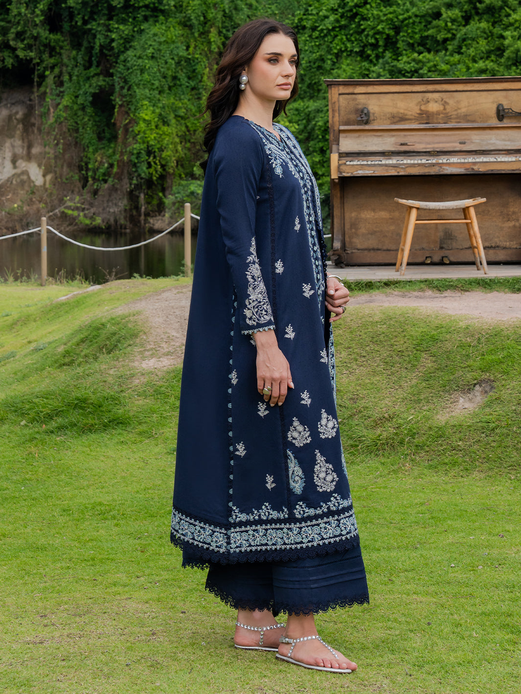 Faiza Faisal | Hoor Karandi | HANEEN by Faiza Faisal - Designer Dress  - Type : Ladies Clothes - Available at Libayah - 100% Original 