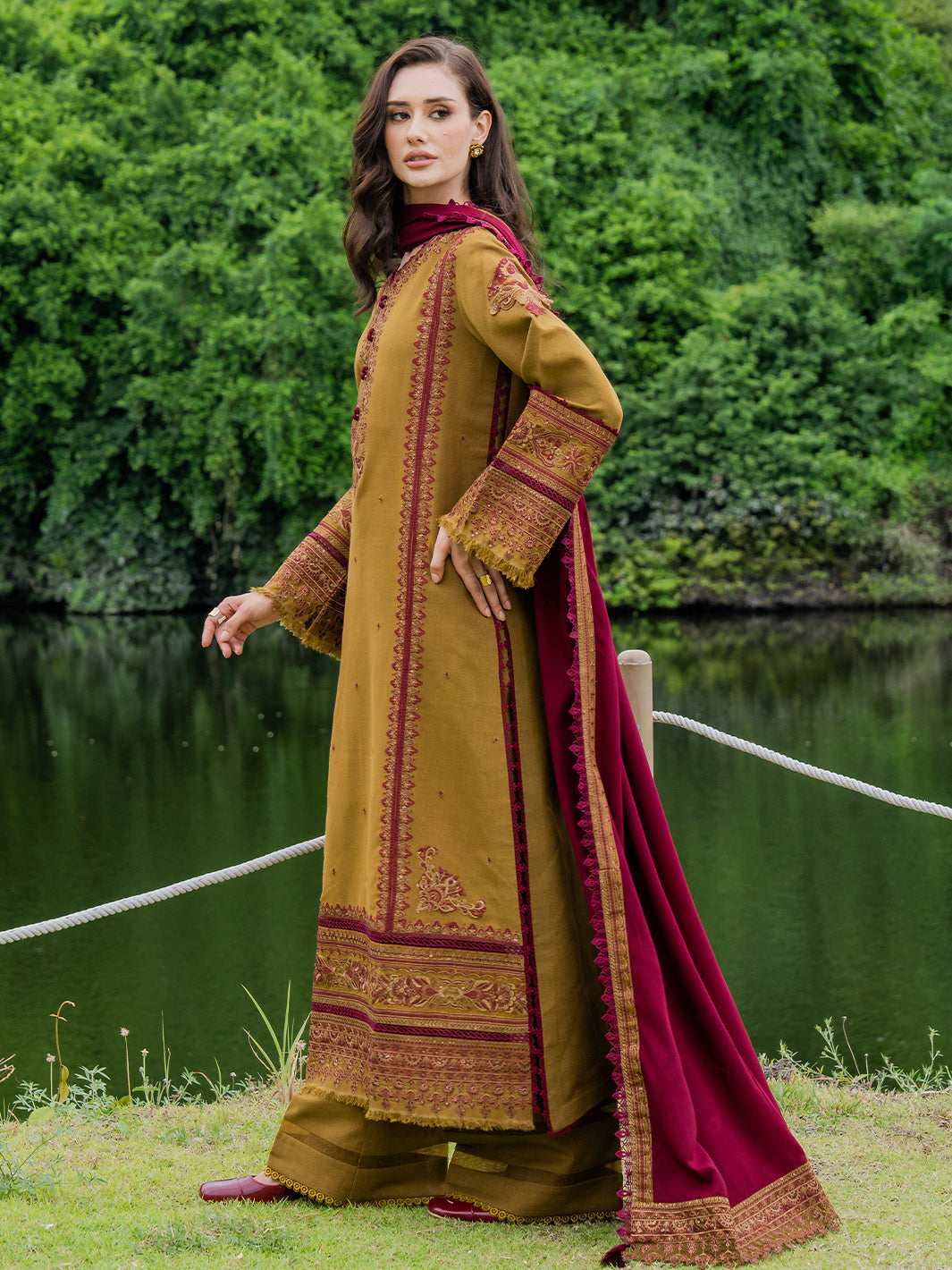 Faiza Faisal | Hoor Karandi | AZIRA by Faiza Faisal - Designer Dress  - Type : Ladies Clothes - Available at Libayah - 100% Original 