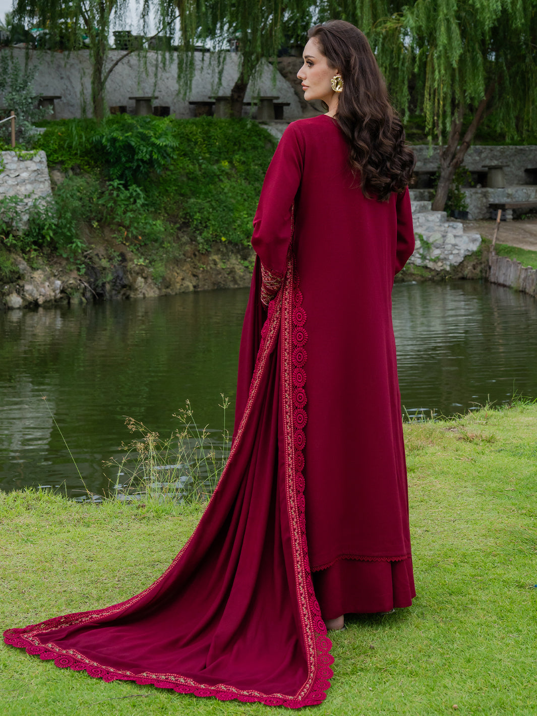 Faiza Faisal | Hoor Karandi | MAHIRA by Faiza Faisal - Designer Dress  - Type : Ladies Clothes - Available at Libayah - 100% Original 