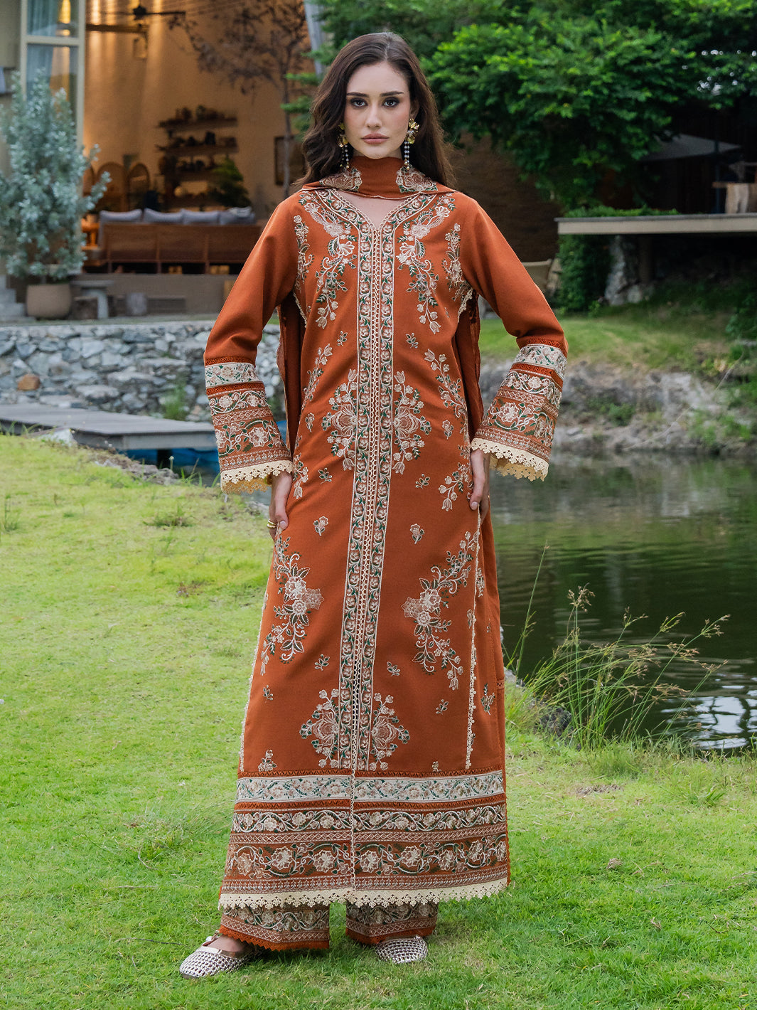 Faiza Faisal | Hoor Karandi | NAIRA by Faiza Faisal - Designer Dress  - Type : Ladies Clothes - Available at Libayah - 100% Original 