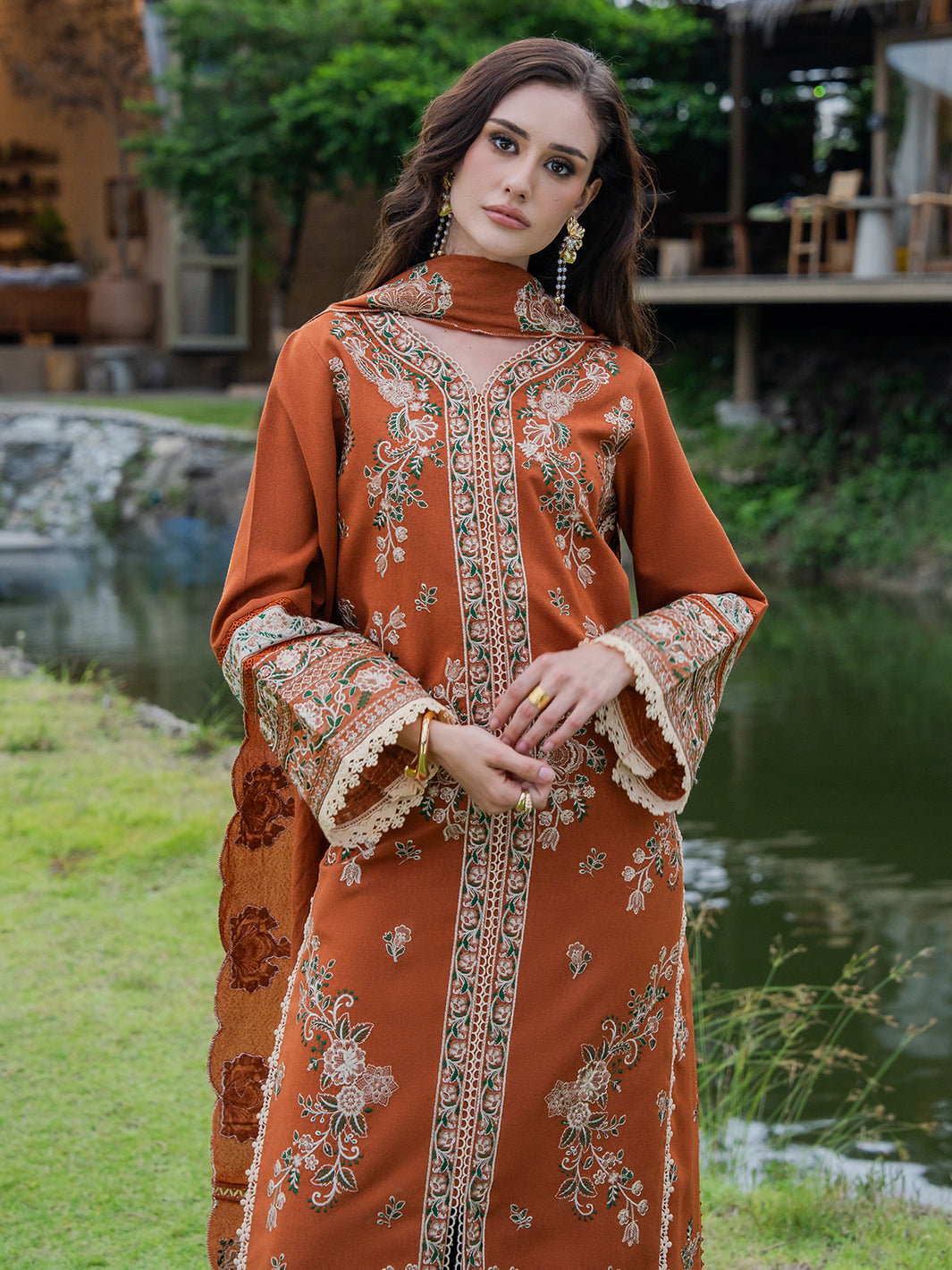Faiza Faisal | Hoor Karandi | NAIRA by Faiza Faisal - Designer Dress  - Type : Ladies Clothes - Available at Libayah - 100% Original 