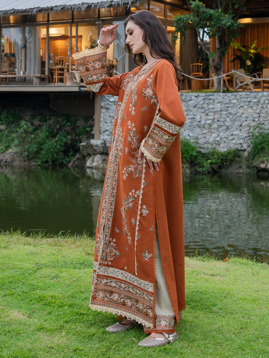 Faiza Faisal | Hoor Karandi | NAIRA by Faiza Faisal - Designer Dress  - Type : Ladies Clothes - Available at Libayah - 100% Original 