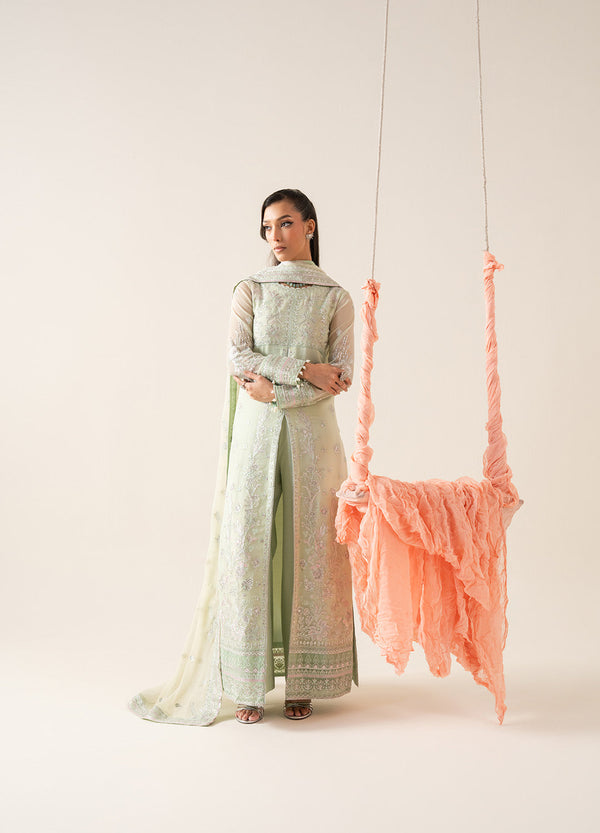 Maryum N Maria | Zaib Luxury | Embroirdered Chiffon LOUISE - FS50130 by Maryum N Maria - Designer Dress  - Type : Ladies Clothes - Available at Libayah - 100% Original 