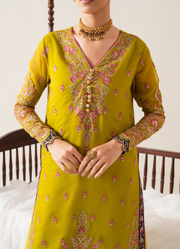 Maryum N Maria | Zaib Luxury | Embroirdered Chiffon REINE - FS50134 by Maryum N Maria - Designer Dress  - Type : Ladies Clothes - Available at Libayah - 100% Original 