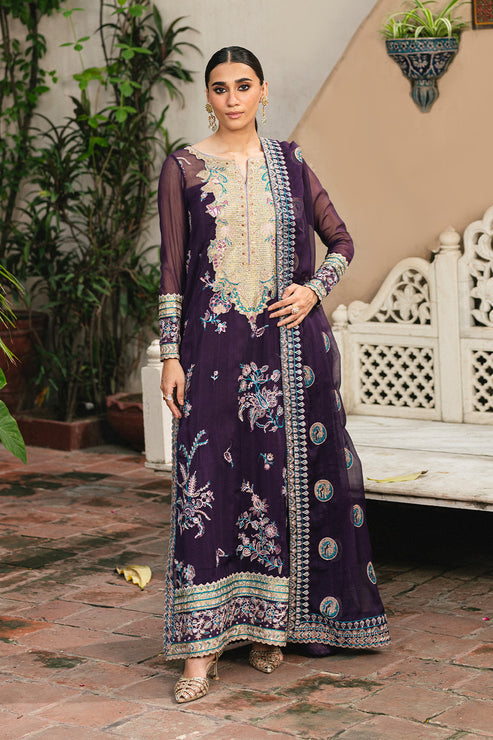Maryum N Maria | Gulnaar Formals | 3 Piece Embroidered Chiffon POLINA - FSU5650 by Maryum N Maria - Designer Dress  - Type : Ladies Clothes - Available at Libayah - 100% Original 