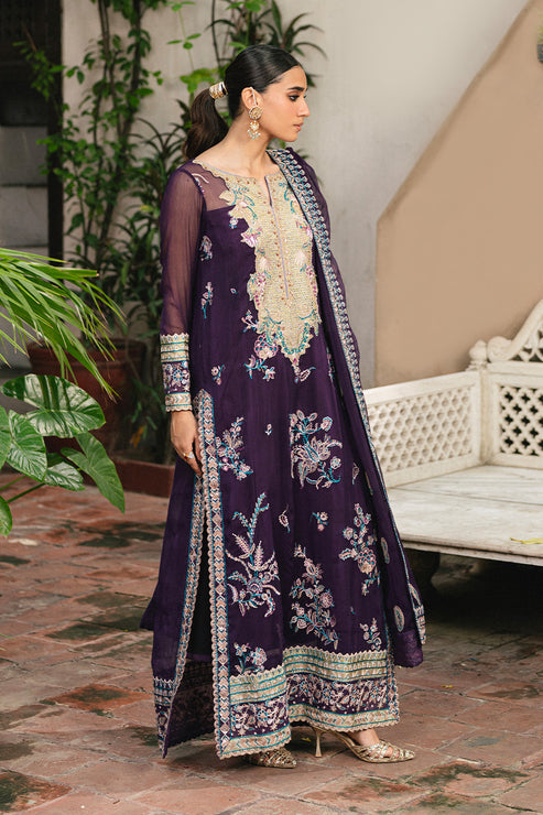 Maryum N Maria | Gulnaar Formals | 3 Piece Embroidered Chiffon POLINA - FSU5650 by Maryum N Maria - Designer Dress  - Type : Ladies Clothes - Available at Libayah - 100% Original 