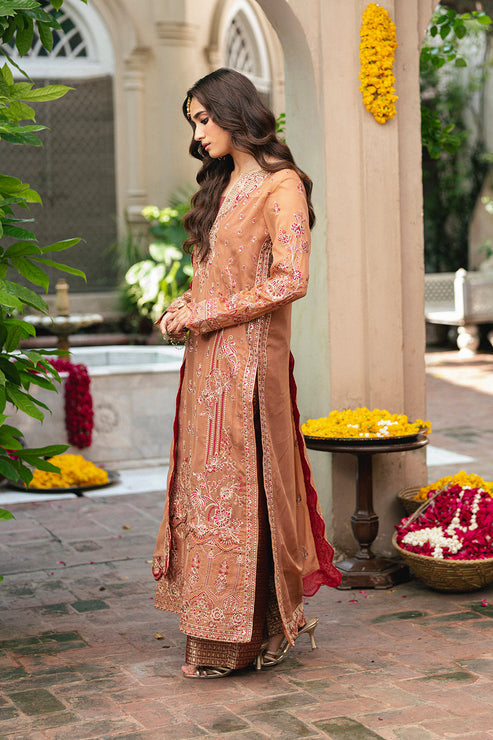 Maryum N Maria | Gulnaar Formals | 3 Piece Embroidered Chiffon VARVARA - FSU5651 by Maryum N Maria - Designer Dress  - Type : Ladies Clothes - Available at Libayah - 100% Original 