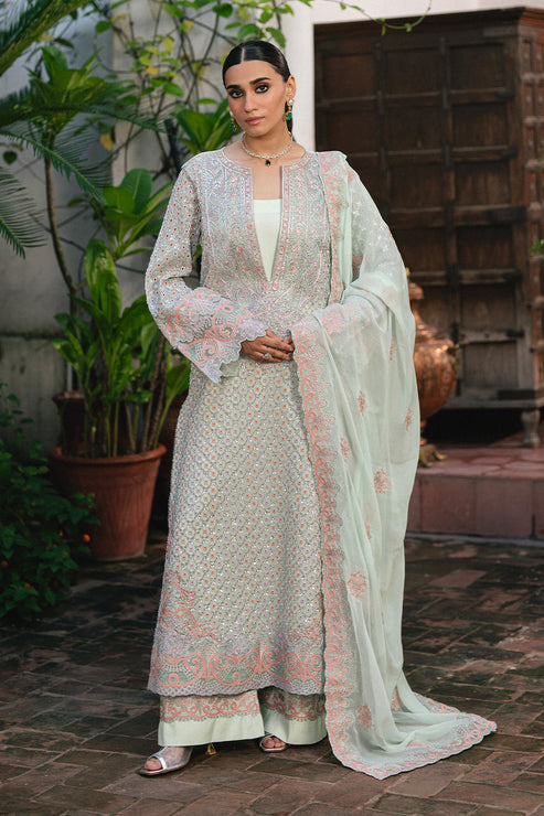 Maryum N Maria | Gulnaar Formals | 3 Piece Embroidered Chiffon TATIANA - FSU5652 by Maryum N Maria - Designer Dress  - Type : Ladies Clothes - Available at Libayah - 100% Original 