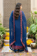 Maryum N Maria | Gulnaar Formals | 3 Piece Embroidered Chiffon ROKSANA - FSU5653 by Maryum N Maria - Designer Dress  - Type : Ladies Clothes - Available at Libayah - 100% Original 
