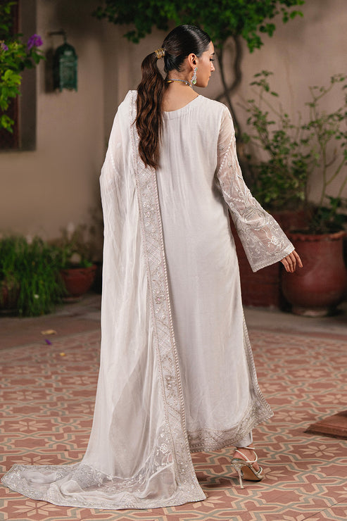 Maryum N Maria | Gulnaar Formals | 3 Piece Embroidered Chiffon FAINA - FSU5656 by Maryum N Maria - Designer Dress  - Type : Ladies Clothes - Available at Libayah - 100% Original 