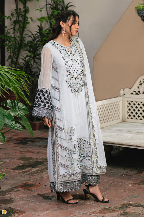 Maryum N Maria | Gulnaar Formals | 3 Piece Embroidered Chiffon LILIYA - FSU5657 by Maryum N Maria - Designer Dress  - Type : Ladies Clothes - Available at Libayah - 100% Original 
