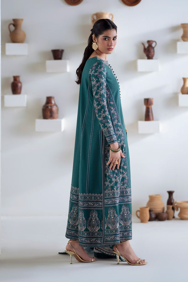 Maryum N Maria | Noore Winters 25 | 3 Piece Embroidered Khaddar SERINA - FSU5675
