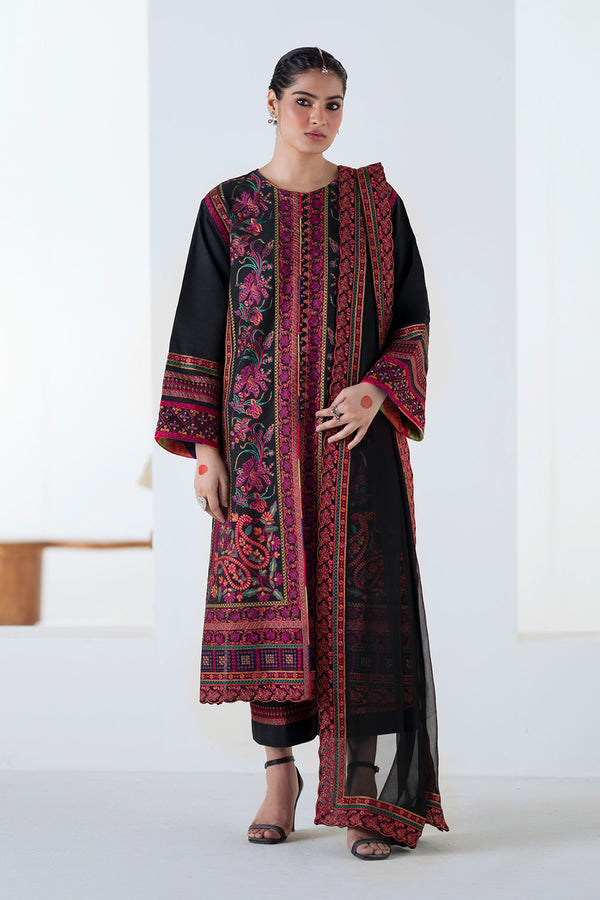 3 Piece Embroidered Khaddar PANRA - FSU5677 – authentic Pakistani dress from the Maryum N Maria Noore Winters 25 collection for women in the UK