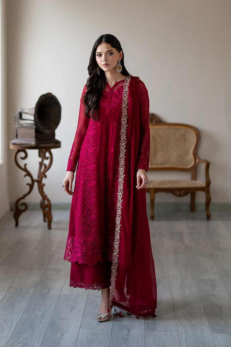 Azure | Ensembles | Fuchsia Blaze by Azure - Designer Dress  - Type : Ladies Clothes - Available at Libayah - 100% Original 