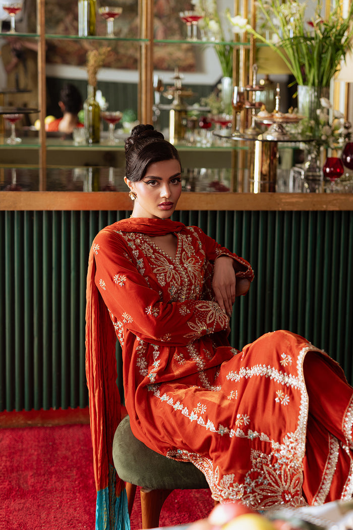 Saira Rizwan | Velvet Pret 25 | NEELAM-SRVP25-06 by Saira Rizwan - Designer Dress - Type : Ladies Clothes - Available at Libayah - 100% Original 