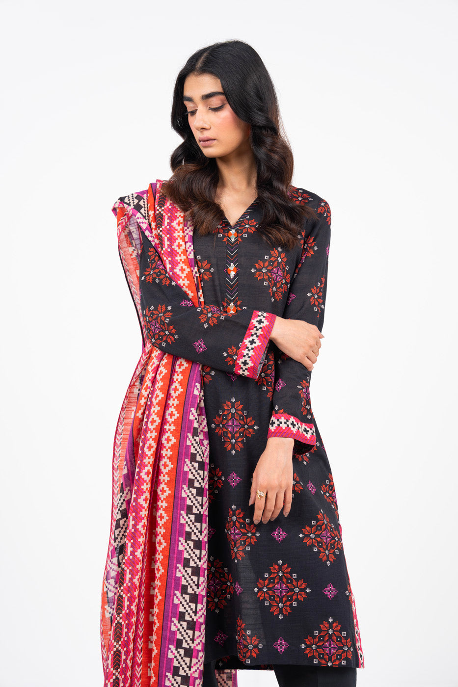 Al Karam | Winter 24 | FW-15.1-24 by Alkaram - Designer Dress - Type: Ladies Clothes - Available at Libayah - 100% Original