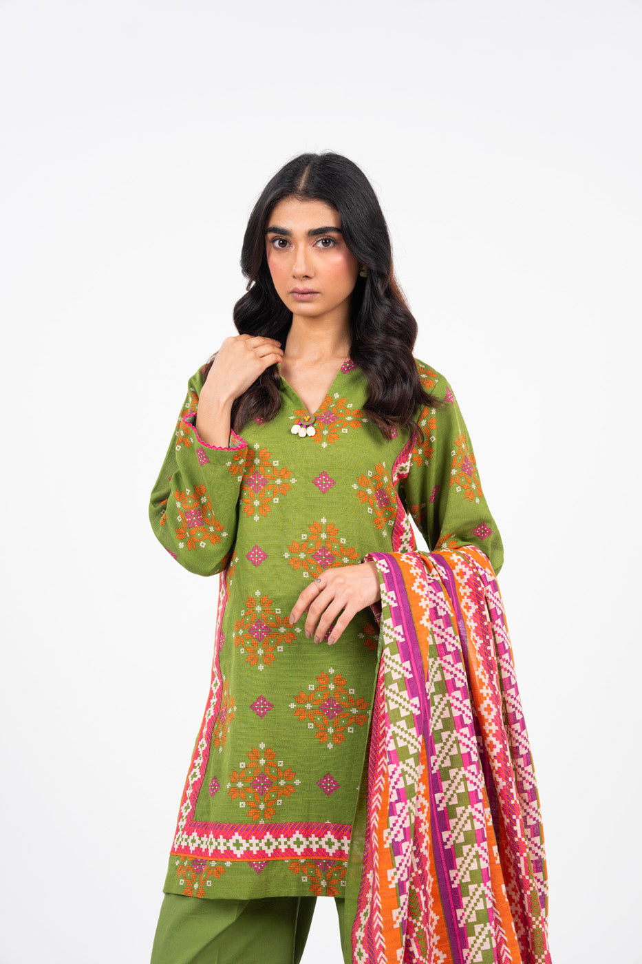 Al Karam | Winter 24 | FW-15.1-24 by Alkaram - Designer Dress - Type: Ladies Clothes - Available at Libayah - 100% Original