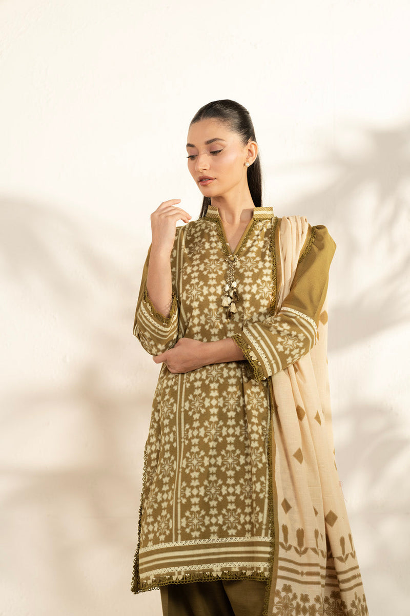 Al Karam | Winter 25 | FW-162.1-25-1-Olive Green