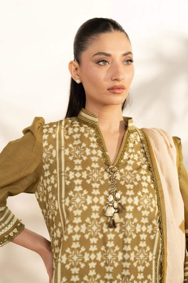 Al Karam | Winter 25 | FW-162.1-25-1-Olive Green