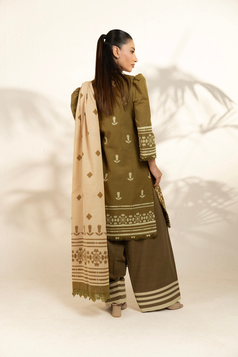 Al Karam | Winter 25 | FW-162.1-25-1-Olive Green