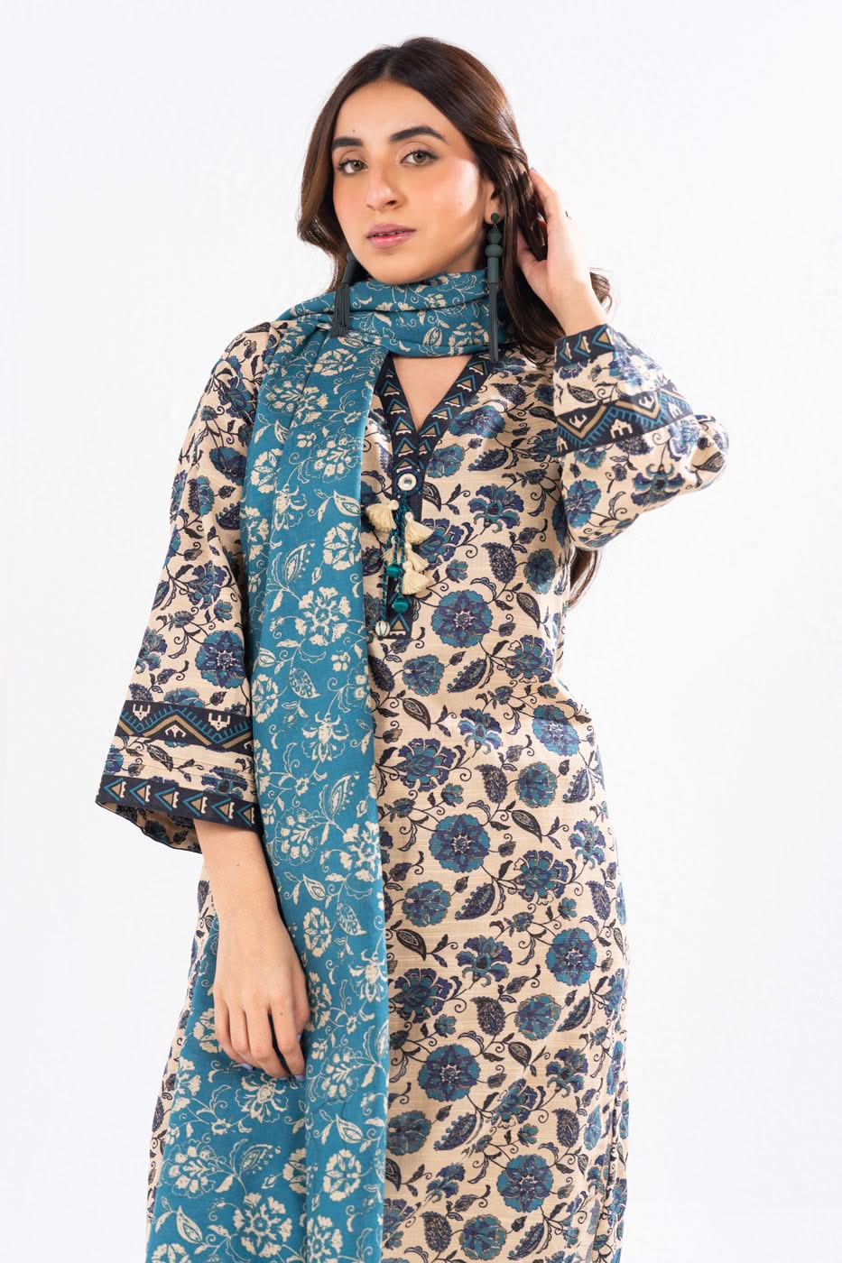 Al Karam | Winter 24 | FW-17.1-24 by Alkaram - Designer Dress - Type: Ladies Clothes - Available at Libayah - 100% Original