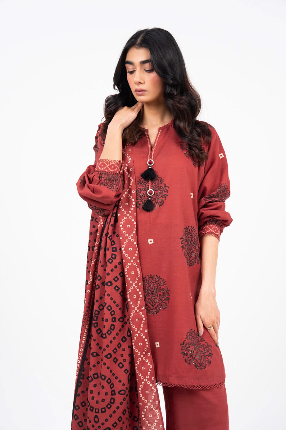 Al Karam | Winter 24 | FW-19.1-24 by Alkaram - Designer Dress - Type: Ladies Clothes - Available at Libayah - 100% Original