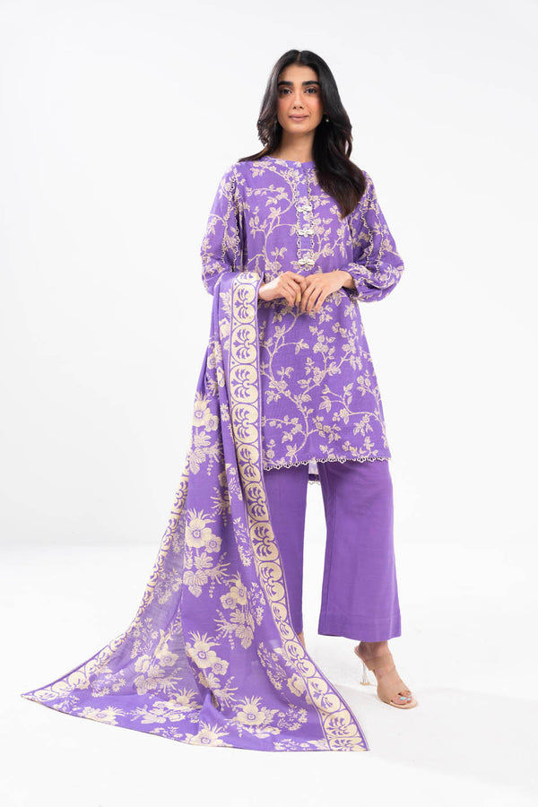 Al Karam | Winter 24 | FW-27.1-24 by Alkaram - Designer Dress - Type: Ladies Clothes - Available at Libayah - 100% Original