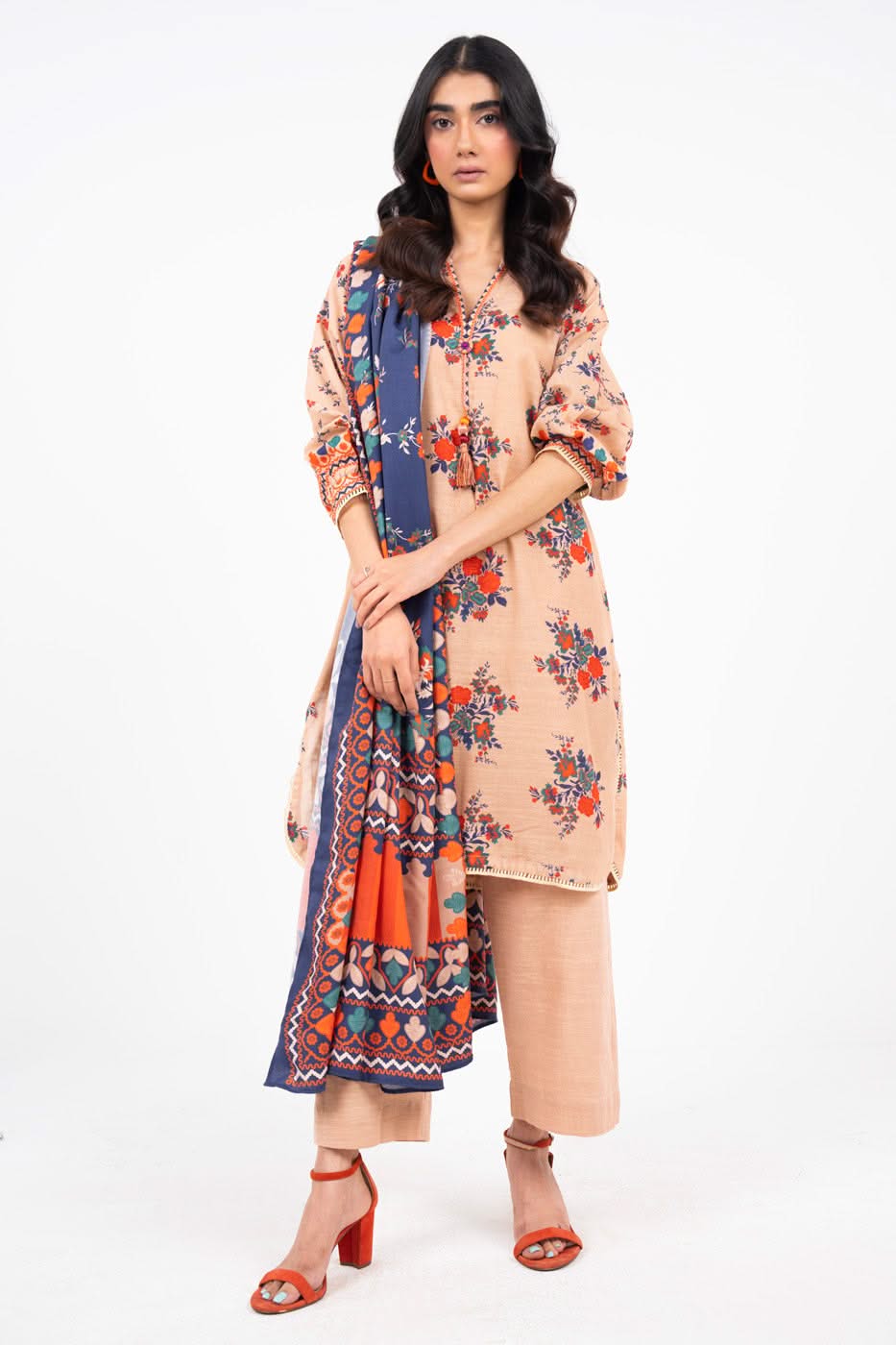 Al Karam | Winter 24 | FW-34.1-24 by Alkaram - Designer Dress - Type: Ladies Clothes - Available at Libayah - 100% Original