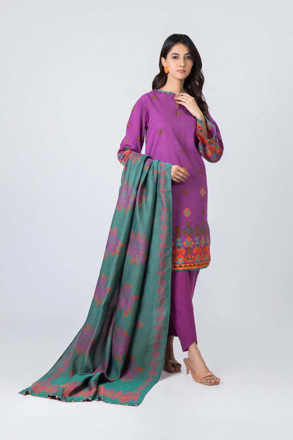 Al Karam | Winter 24 | FW-38.1-24 by Alkaram - Designer Dress - Type: Ladies Clothes - Available at Libayah - 100% Original