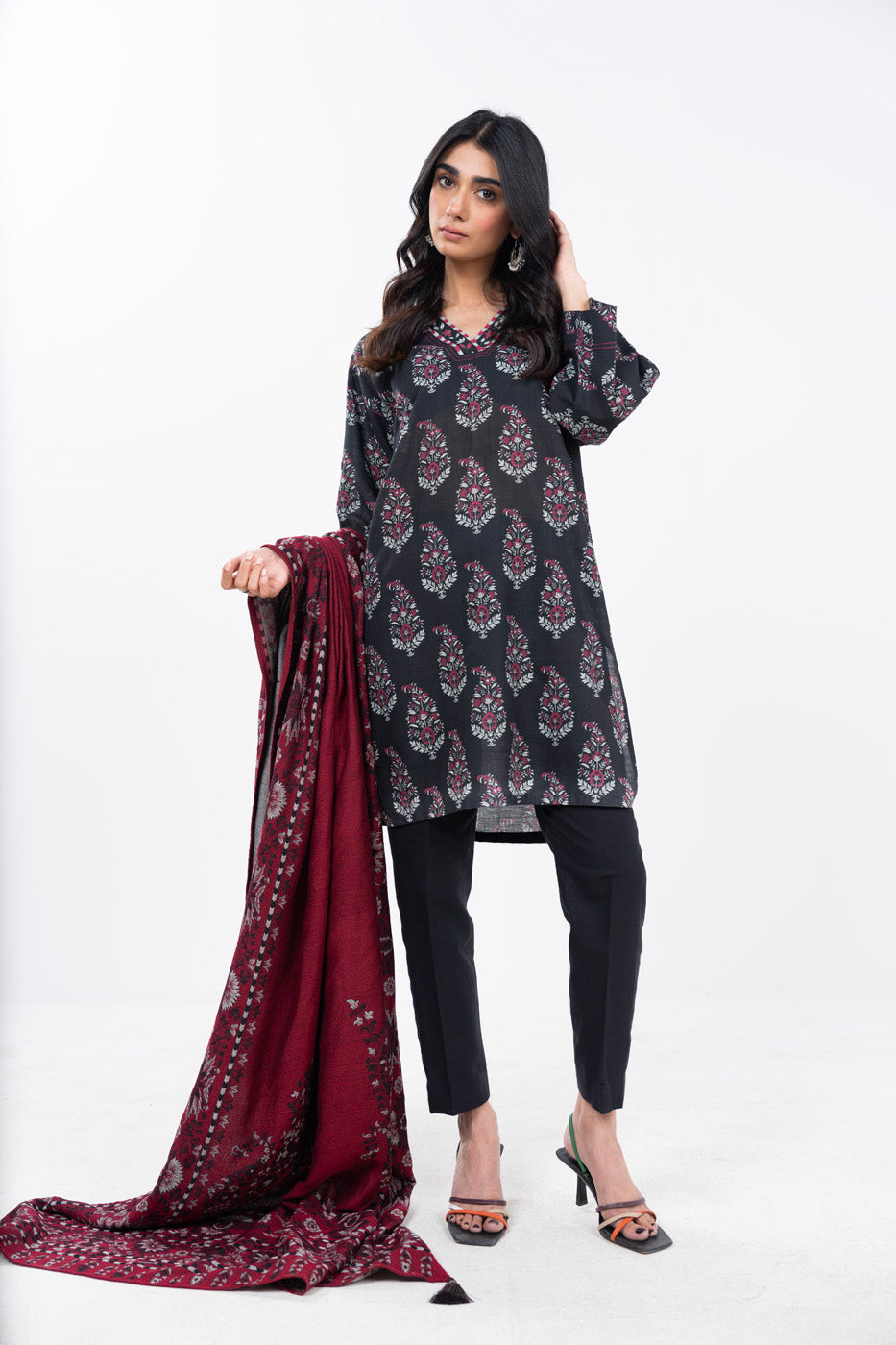 Al Karam | Winter 24 | FW-39.1-24 by Alkaram - Designer Dress - Type: Ladies Clothes - Available at Libayah - 100% Original