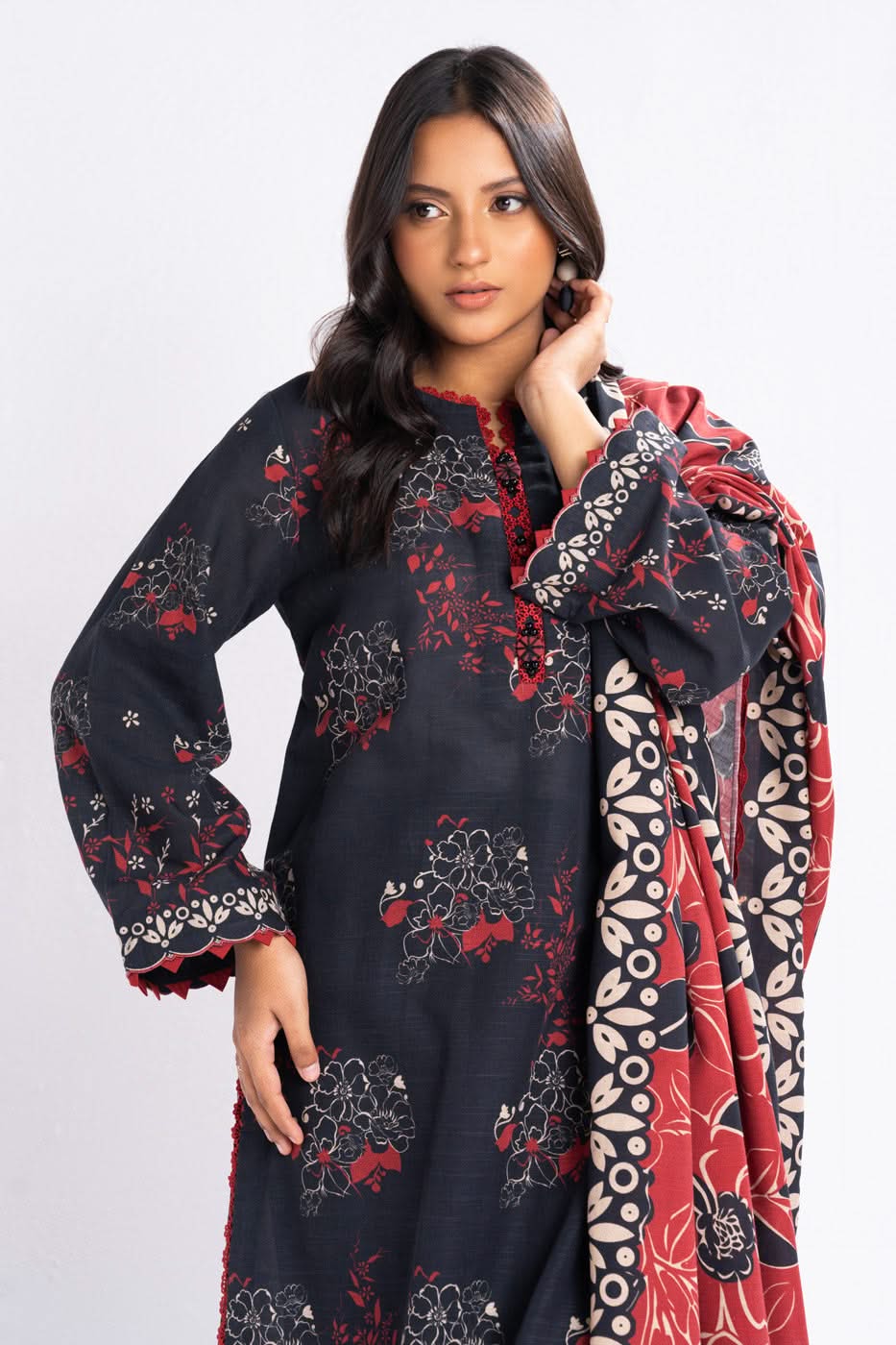 Al Karam | Winter 24 | FW-46.1 by Alkaram - Designer Dress - Type: Ladies Clothes - Available at Libayah - 100% Original