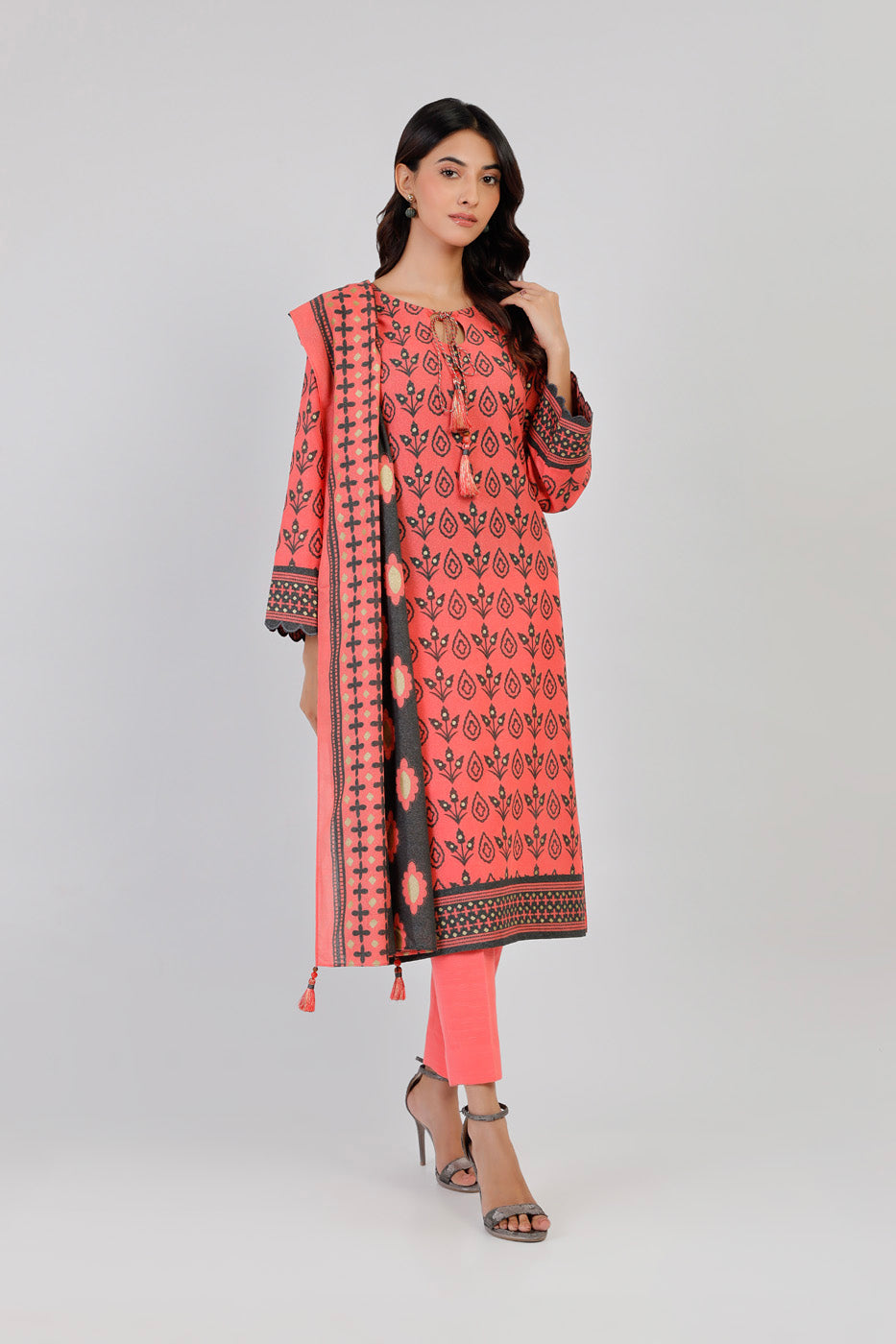 Al Karam | Winter 24 | FW-48.1-24 by Alkaram - Designer Dress - Type: Ladies Clothes - Available at Libayah - 100% Original