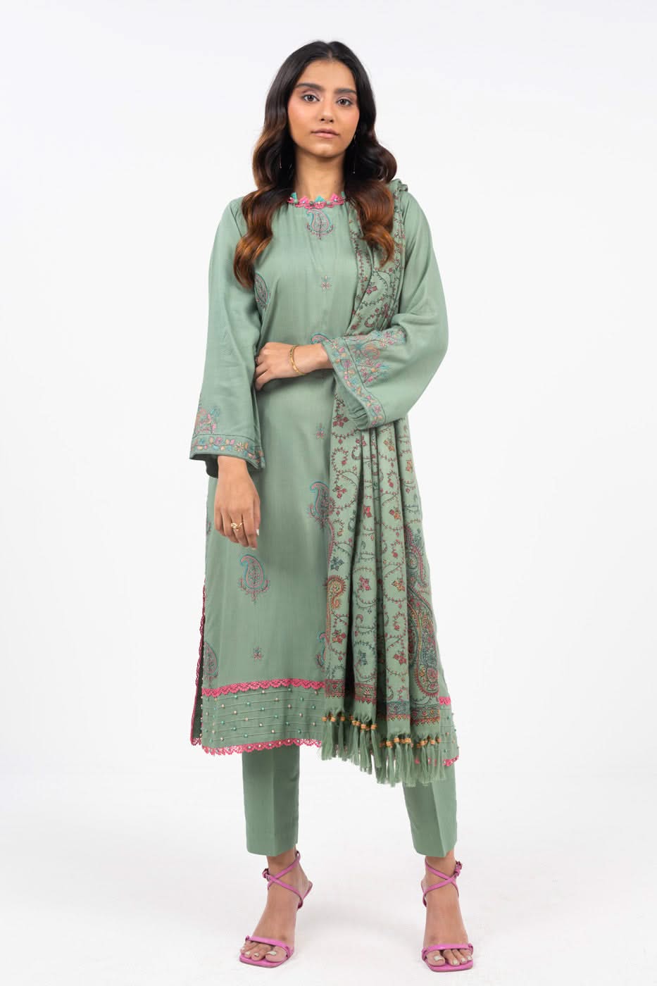 Al Karam | Winter 24 | FW-6.1-24 by Alkaram - Designer Dress - Type: Ladies Clothes - Available at Libayah - 100% Original