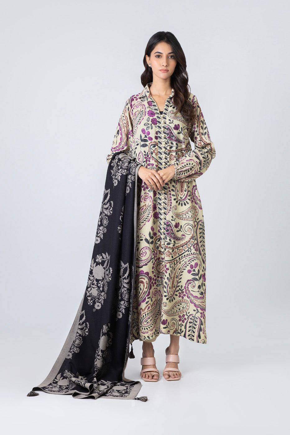 Al Karam | Winter 24 | FW-47-24 by Alkaram - Designer Dress - Type: Ladies Clothes - Available at Libayah - 100% Original