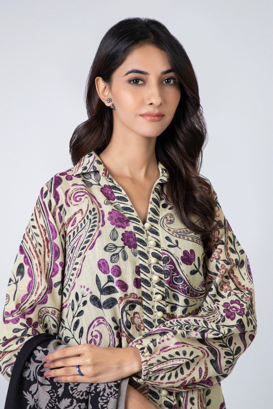 Al Karam | Winter 24 | FW-47-24 by Alkaram - Designer Dress - Type: Ladies Clothes - Available at Libayah - 100% Original