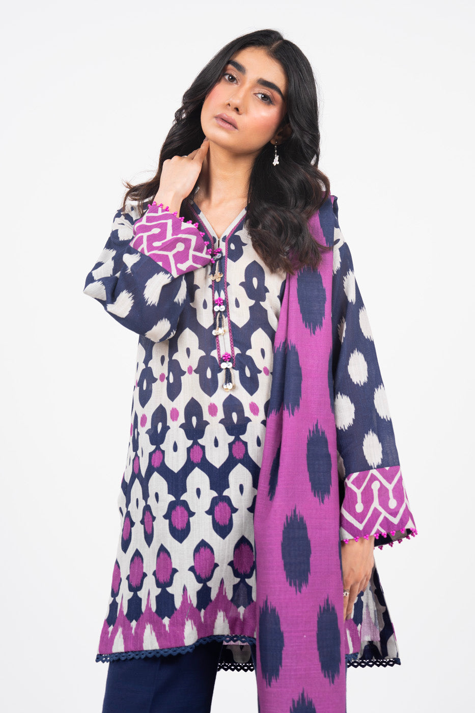Al Karam | Winter 24 | FW-51-24 by Alkaram - Designer Dress - Type: Ladies Clothes - Available at Libayah - 100% Original