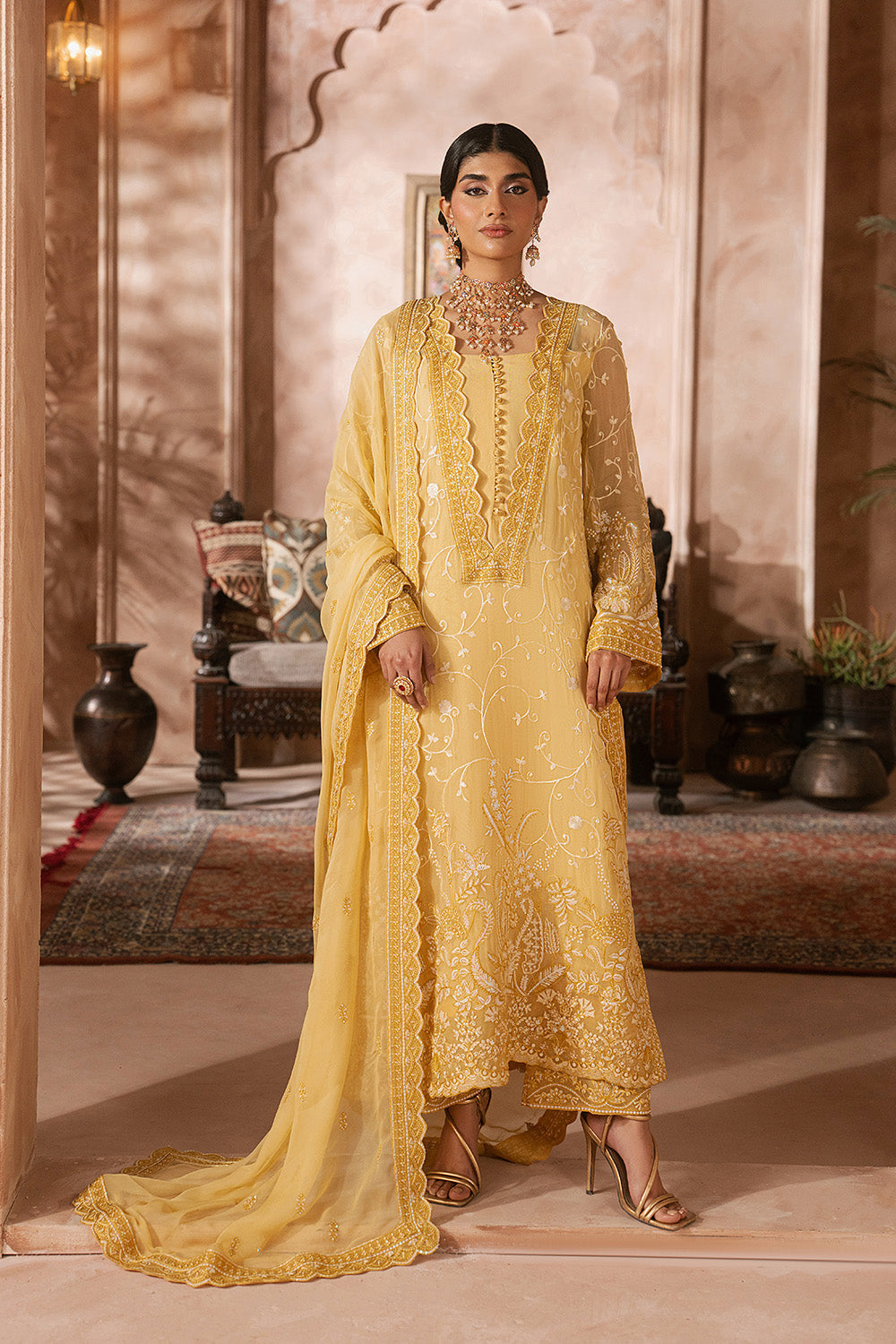 Maryum N Maria | Luxury Edit | LILACH - MWU5683 - Designer Dress - Type : Ladies Clothes - Available at Libayah - 100% Original