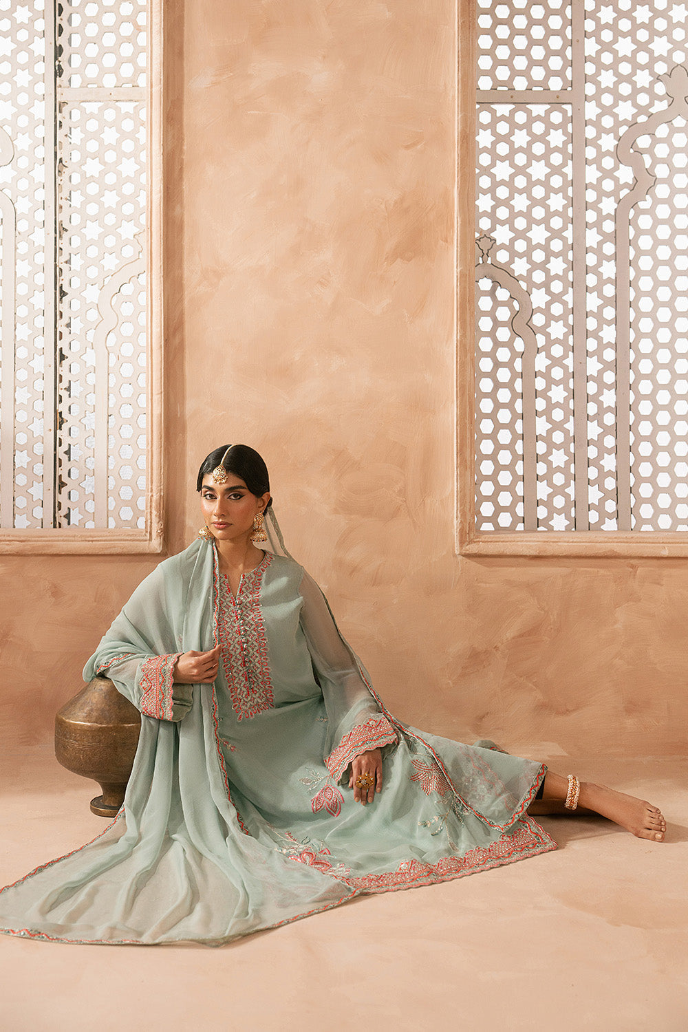 Maryum N Maria | Luxury Edit | MEIRA - MWU5684 - Designer Dress - Type : Ladies Clothes - Available at Libayah - 100% Original