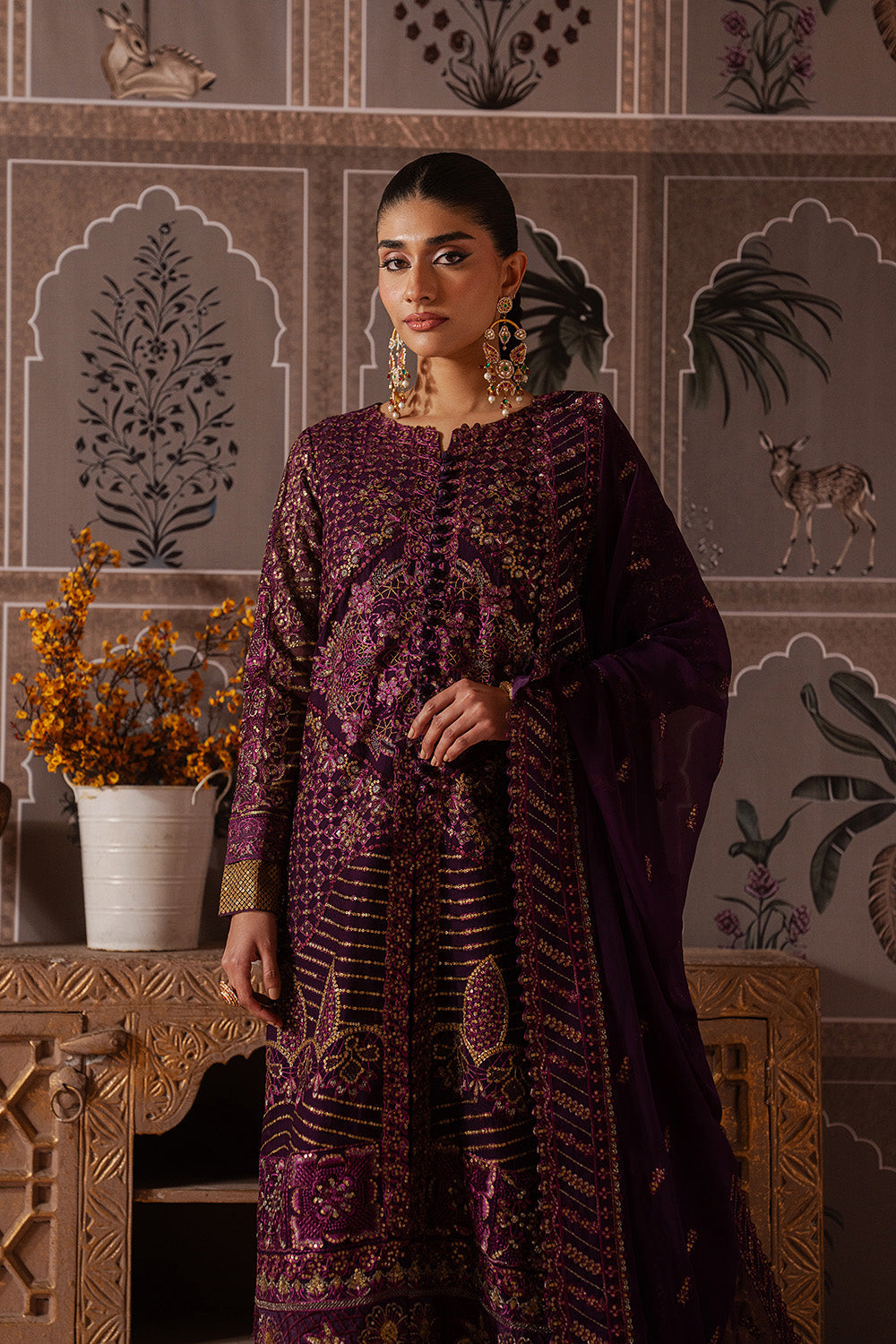 Maryum N Maria | Luxury Edit | RAISA - MWU5688 - Designer Dress - Type : Ladies Clothes - Available at Libayah - 100% Original