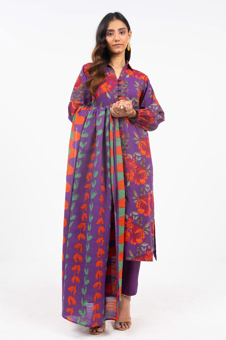 Al Karam | Winter 24 | FW-50-24 by Alkaram - Designer Dress - Type: Ladies Clothes - Available at Libayah - 100% Original