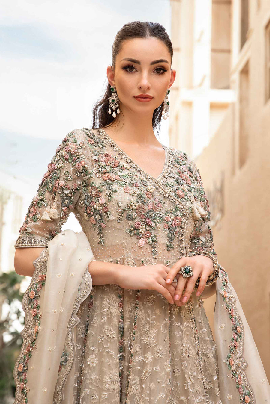 Maria B | Bridal Formals | Irem by Maria B - Designer Dress - Type: Ladies Clothes - Available at Libayah - 100% Original