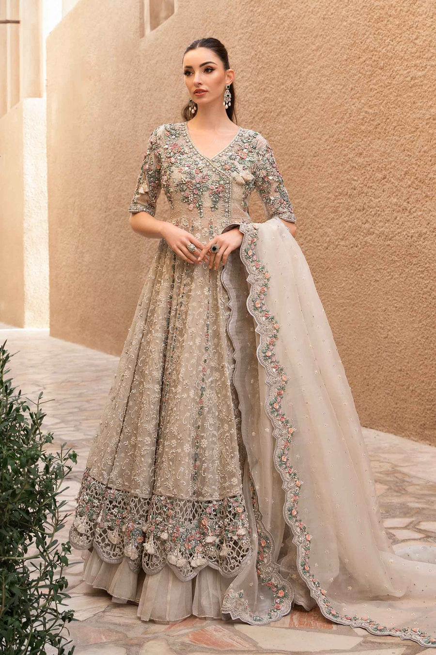 Maria B | Bridal Formals | Irem by Maria B - Designer Dress - Type: Ladies Clothes - Available at Libayah - 100% Original
