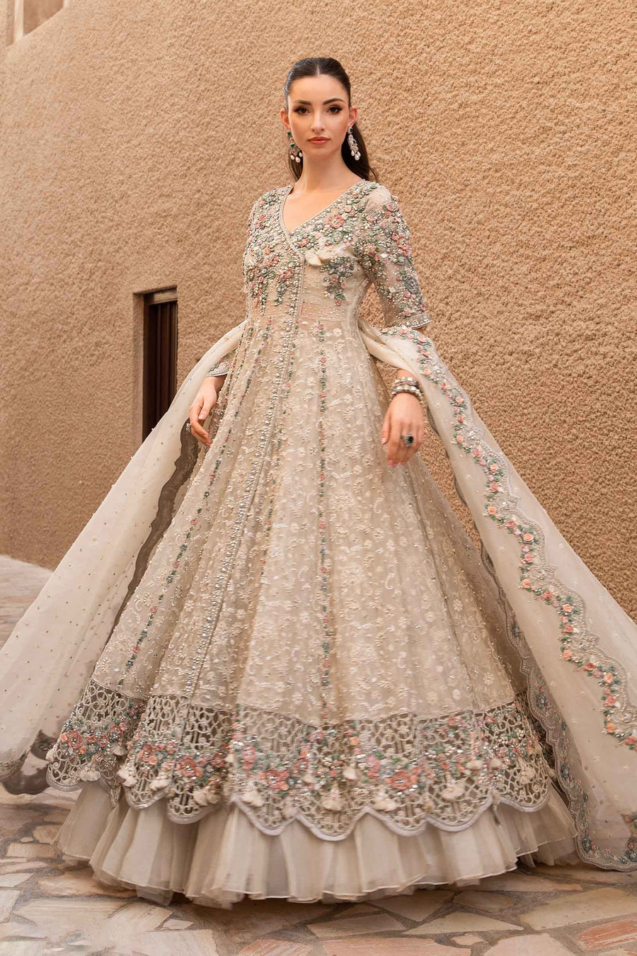 Maria B | Bridal Formals | Irem by Maria B - Designer Dress - Type: Ladies Clothes - Available at Libayah - 100% Original