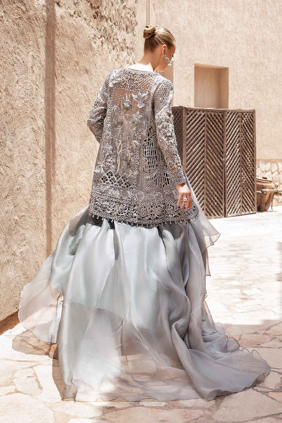 Maria B | Bridal Formals | Alora by Maria B - Designer Dress - Type: Ladies Clothes - Available at Libayah - 100% Original