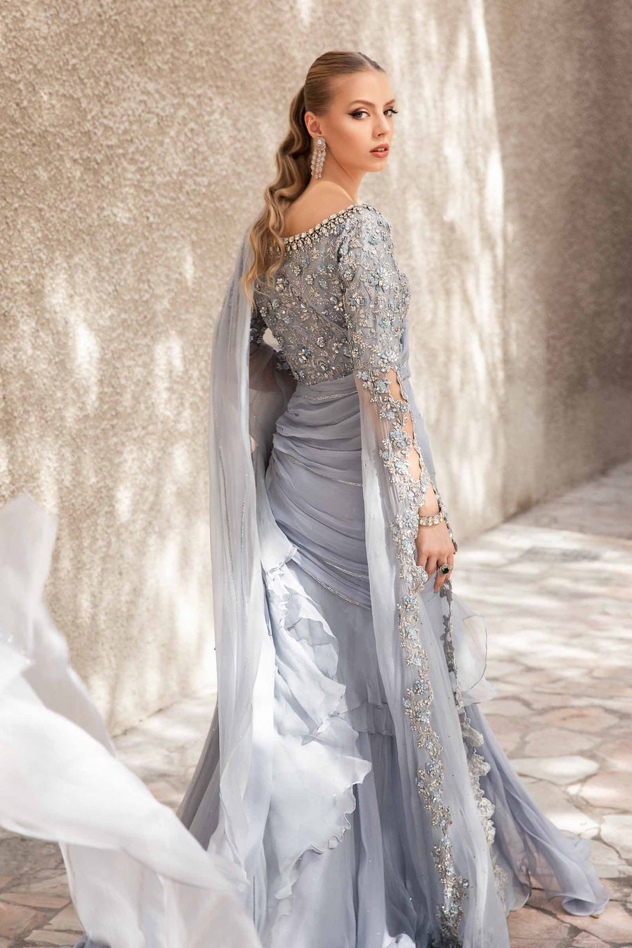 Maria B | Bridal Formals | Freya by Maria B - Designer Dress - Type: Ladies Clothes - Available at Libayah - 100% Original