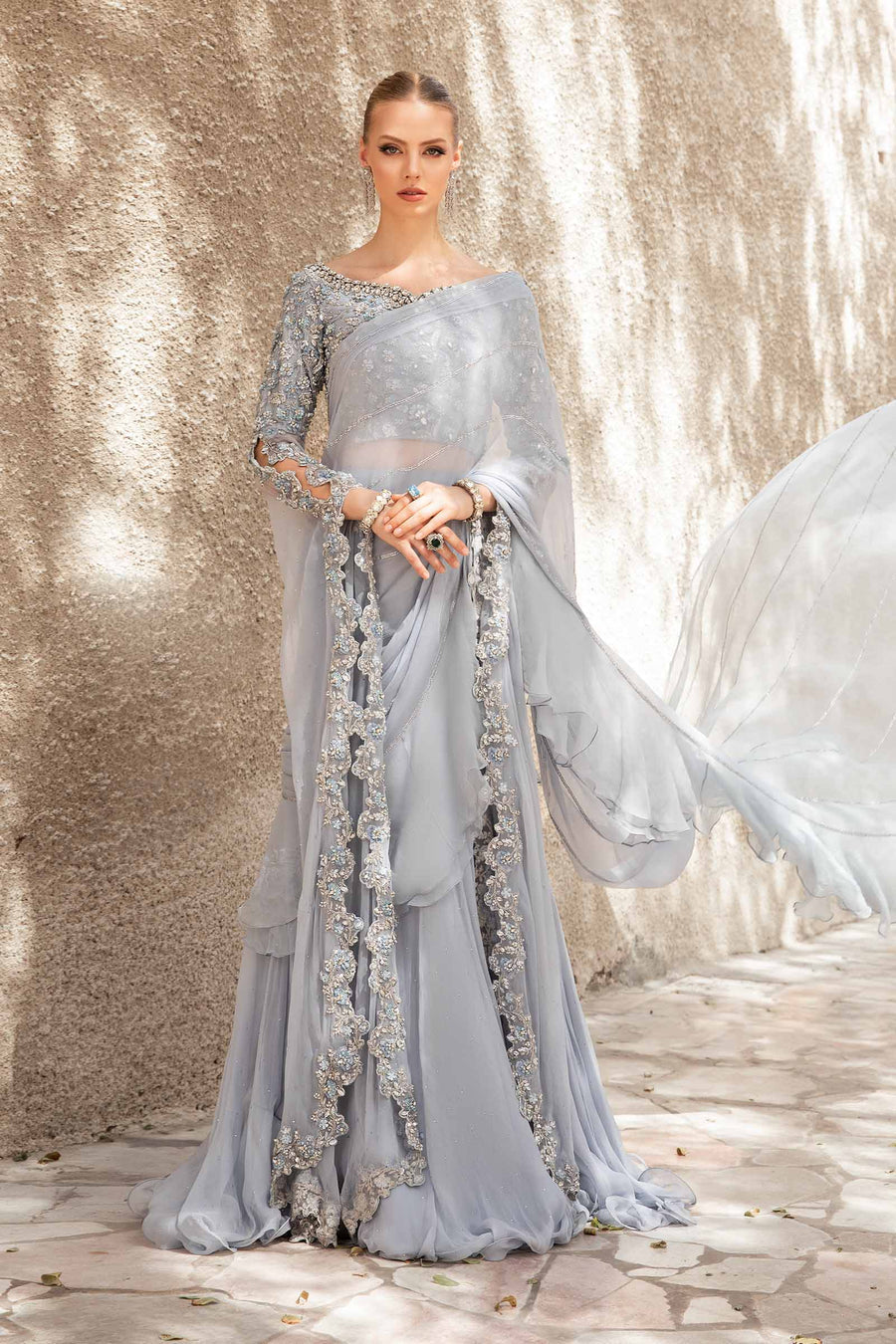 Maria B | Bridal Formals | Freya by Maria B - Designer Dress - Type: Ladies Clothes - Available at Libayah - 100% Original
