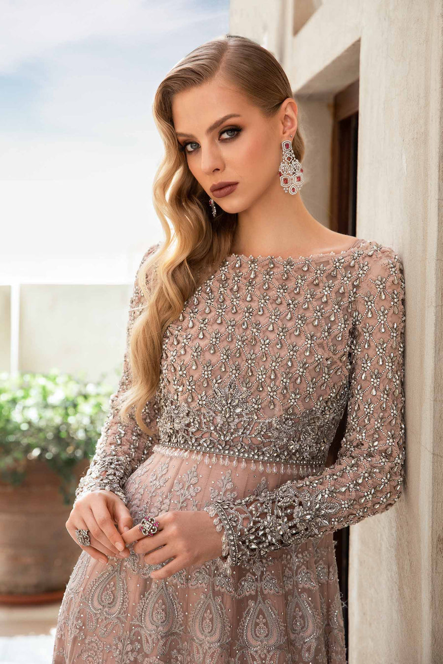 Maria B | Bridal Formals | Elle by Maria B - Designer Dress - Type: Ladies Clothes - Available at Libayah - 100% Original