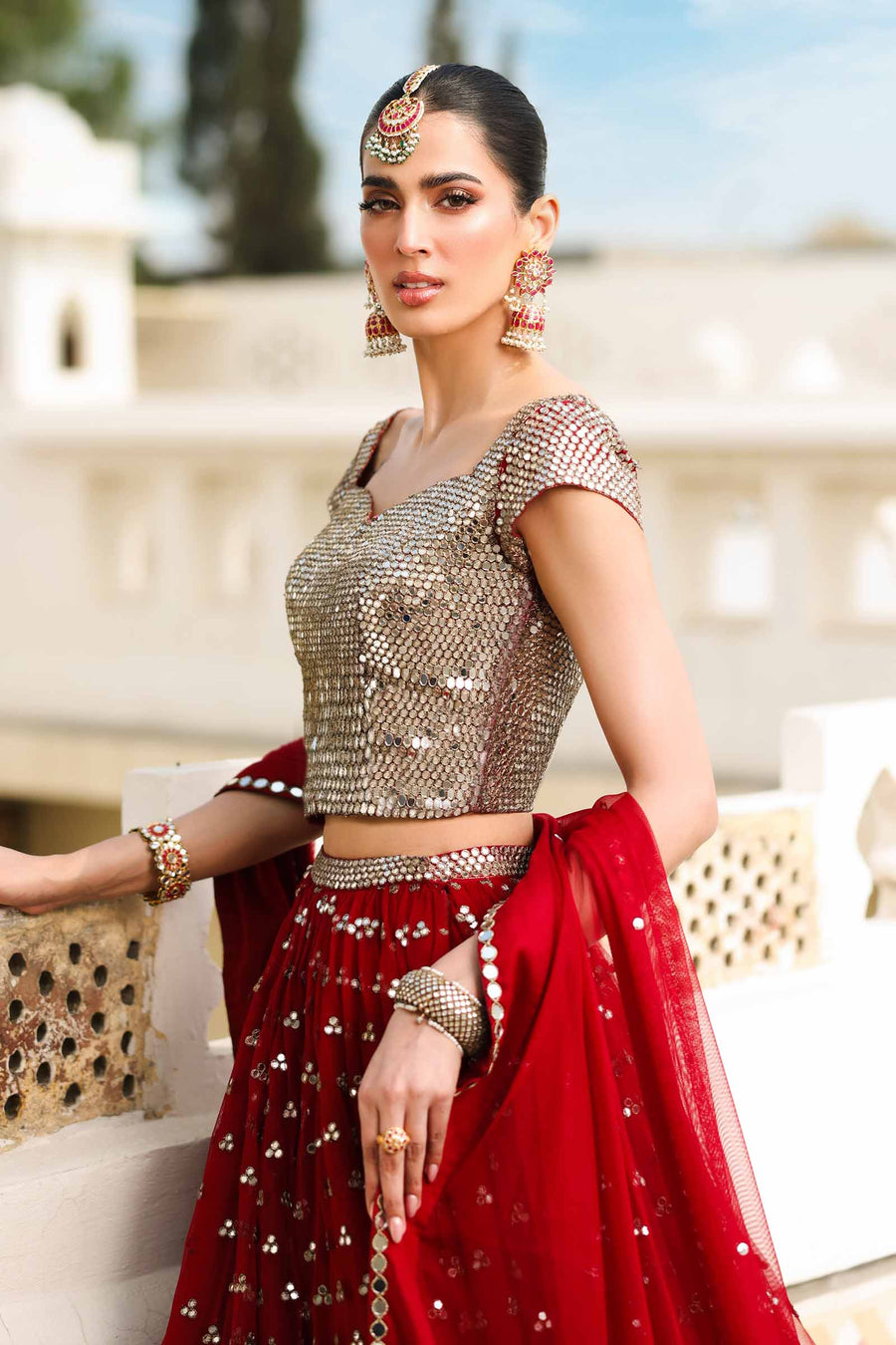 Maria B | Bridal Formals | Mumtaz Mahal by Maria B - Designer Dress - Type: Ladies Clothes - Available at Libayah - 100% Original