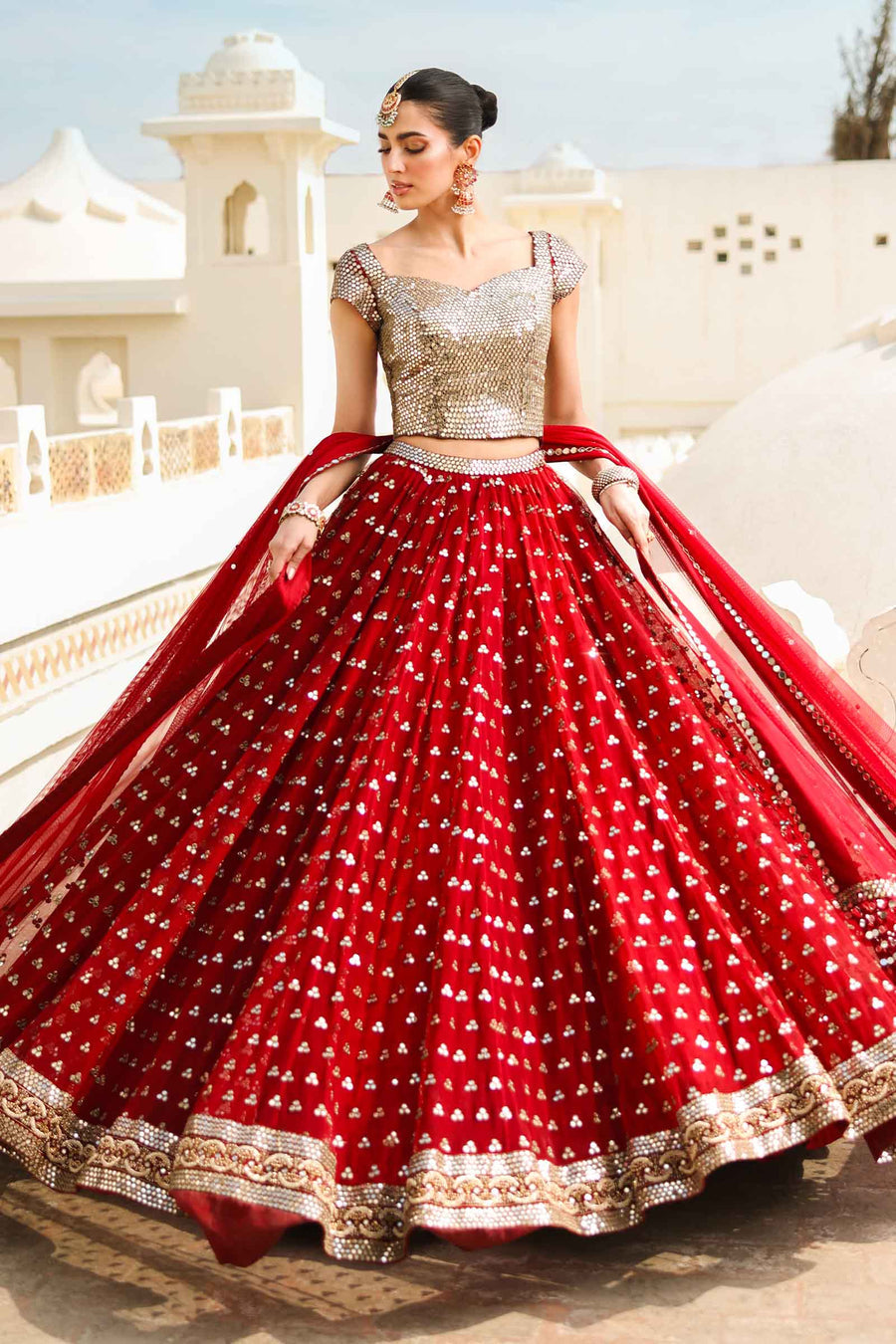 Maria B | Bridal Formals | Mumtaz Mahal by Maria B - Designer Dress - Type: Ladies Clothes - Available at Libayah - 100% Original