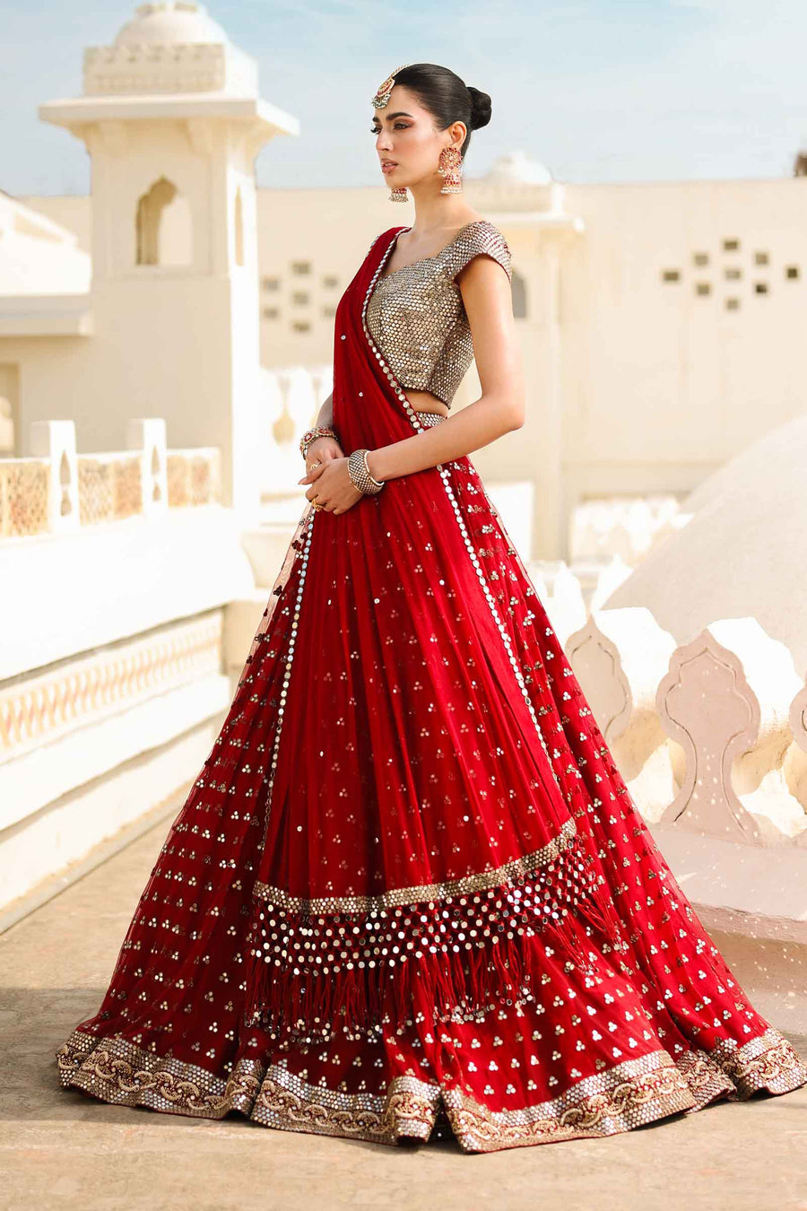Maria B | Bridal Formals | Mumtaz Mahal by Maria B - Designer Dress - Type: Ladies Clothes - Available at Libayah - 100% Original